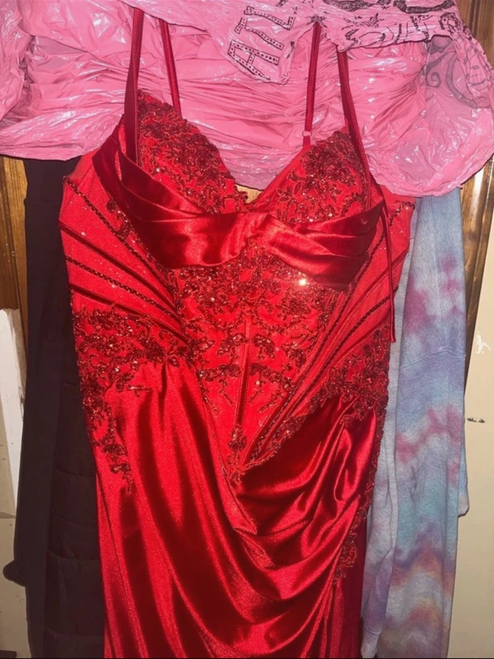 Red prom dress